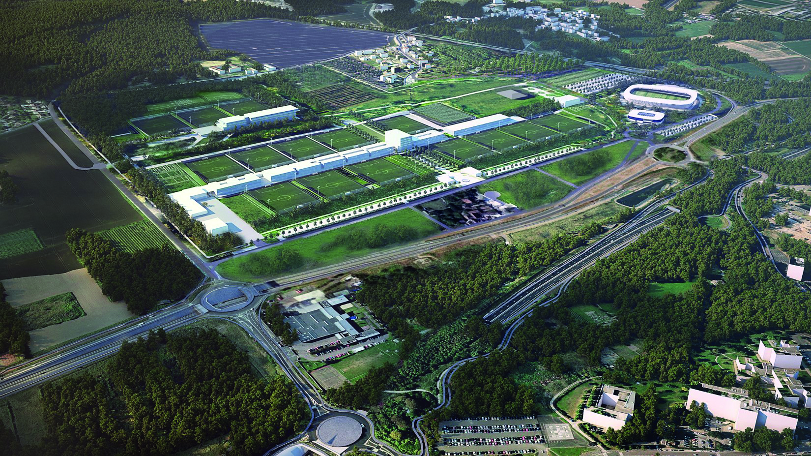 ParisSaintGermain Training Center  Ville de POISSY
