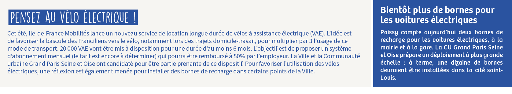 pensez au vélo électrique