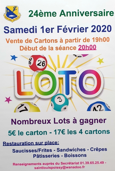 Affiche LOTO Saint Louis 2020